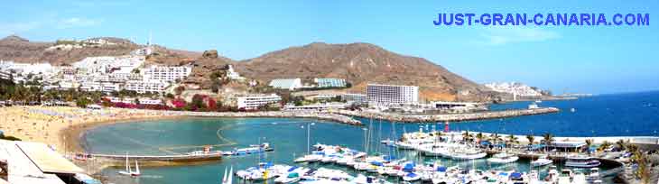 Panorama of Puerto Escala and Puerto Rico Beach