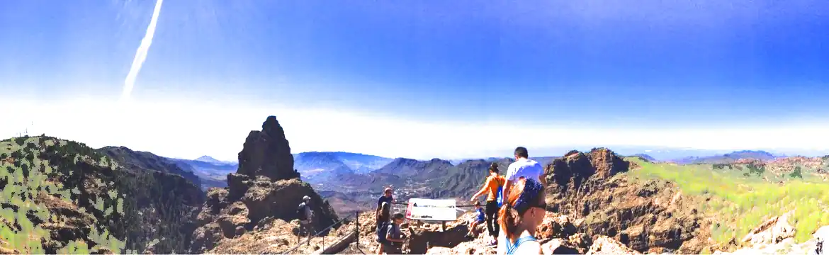 Pico de las Nieves Viewpoint highest viewpoint