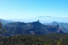 Rock Nubla and Tenerife in Background