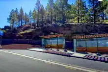 Roque Nublo Bus Stop Far Side of Road