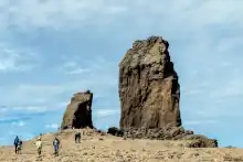 Roque Nublo Flatish sloping plateau