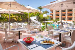 Neptuno Hotel Las Sirenas Snack Bar Terrace