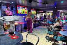 Xtreeemz Sport and Music Bar DJ Stand