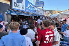 Xtreeemz Sport and Music Bar very Busy Terrace